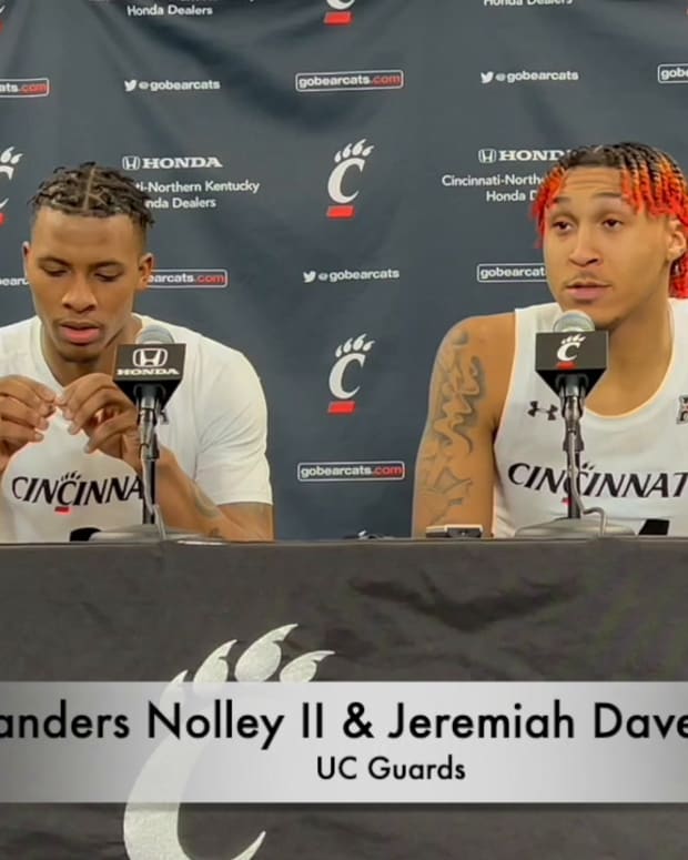Landers Nolley II-Jeremiah Davenport Tulsa Postgame